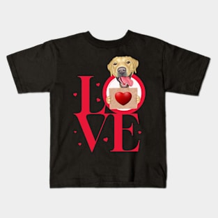 Labrador Retriever Love Kids T-Shirt